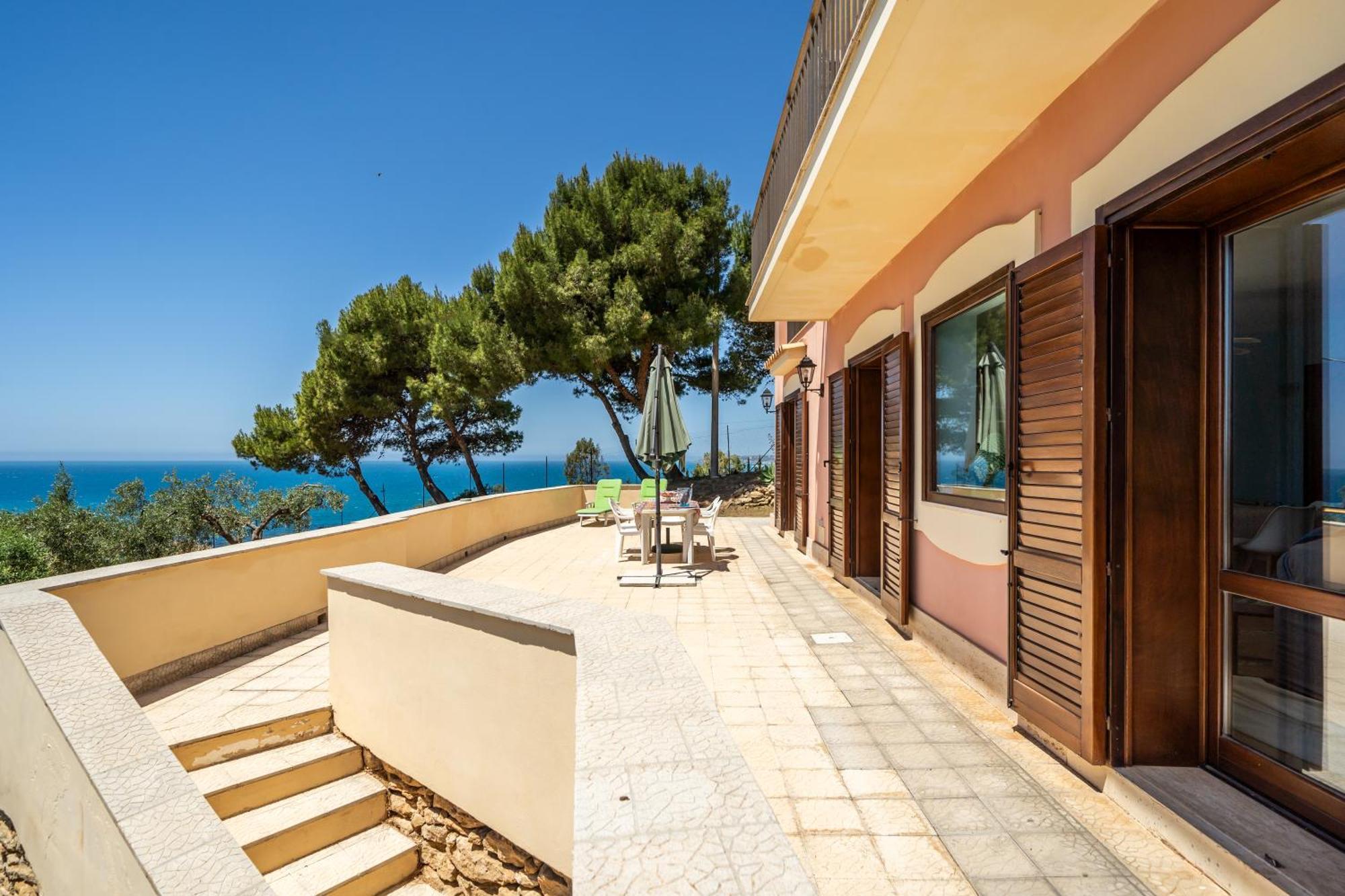 Villa Rosa Sul Mare シャッカ エクステリア 写真