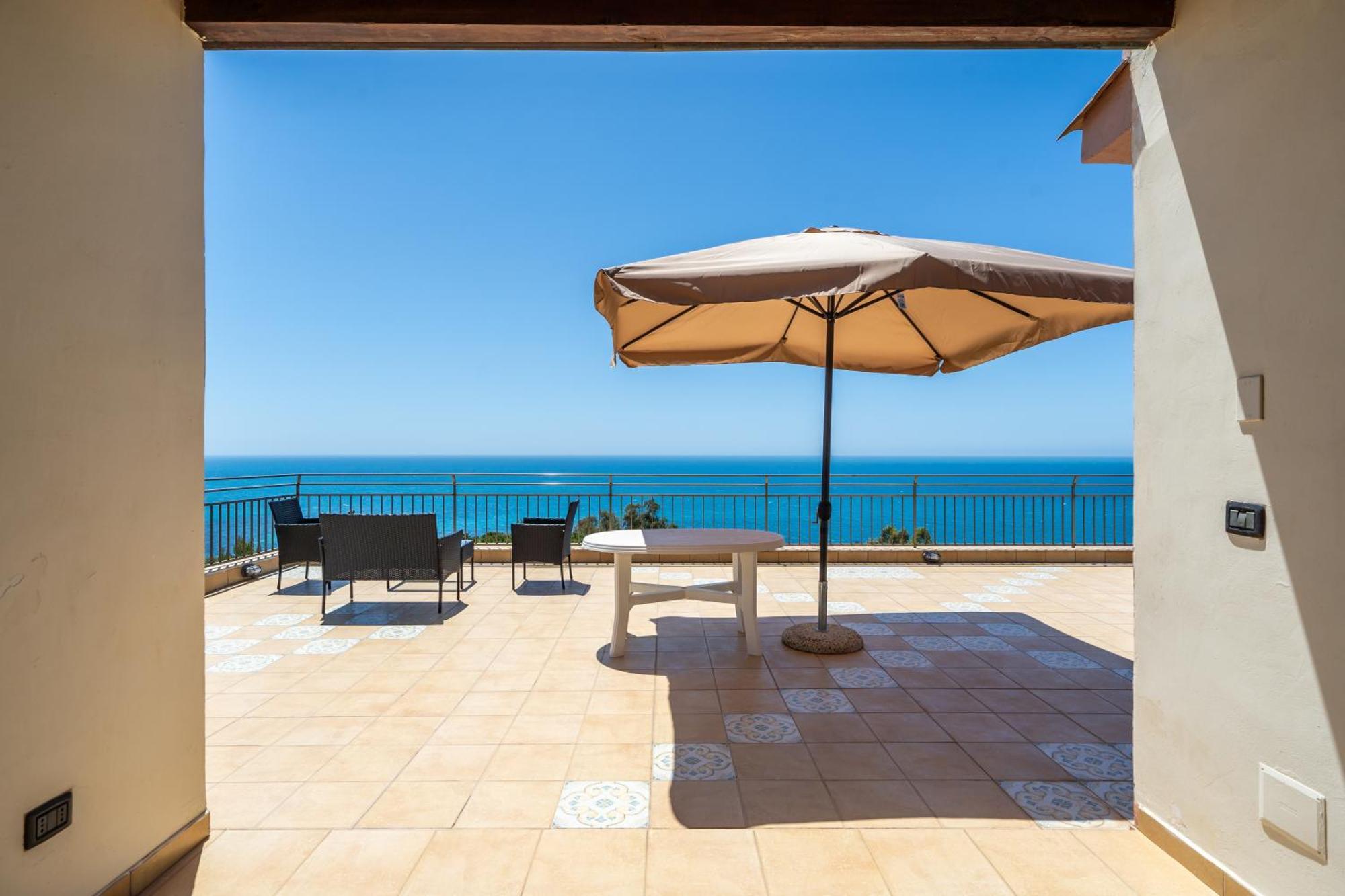 Villa Rosa Sul Mare シャッカ エクステリア 写真