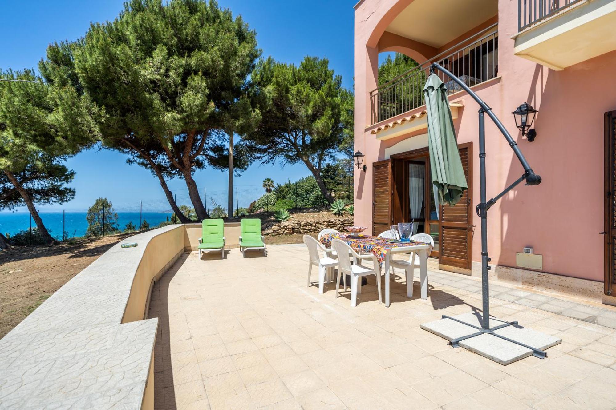 Villa Rosa Sul Mare シャッカ エクステリア 写真